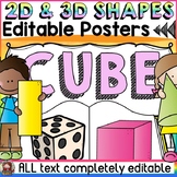 EDITABLE 2D AND 3D SHAPES: READING THEME