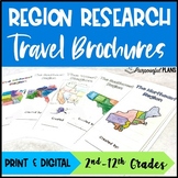 EDITABLE 5 Regions of the United States Research Travel Br