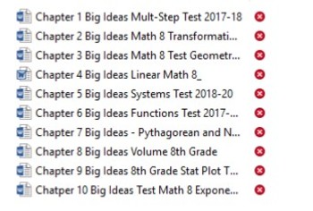 Preview of EDITABLE 8th Grade Tests Bundle - CCSS!