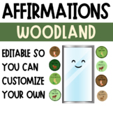 EDITABLE Affirmation | Affirmation Station | Woodland