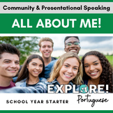 EDITABLE All About Me Slideshow - Portuguese Beginning of 