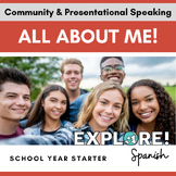 EDITABLE All About Me Slideshow - Spanish Beginning of Cla