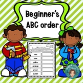EDITABLE Alphabetical Order - Beginner's ABC order