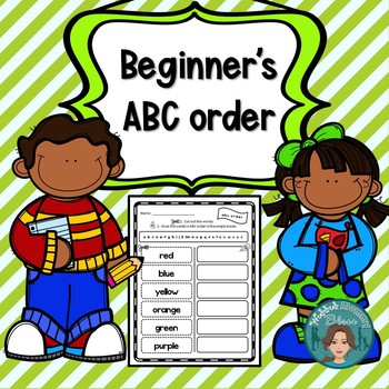 Preview of EDITABLE Alphabetical Order - Beginner's ABC order