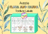 EDITABLE Aussie Flora and Fauna Teacher Toolbox Labels