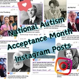 EDITABLE Autism Acceptance Month Instagram Posts - 35 Infl