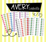 EDITABLE Avery Labels