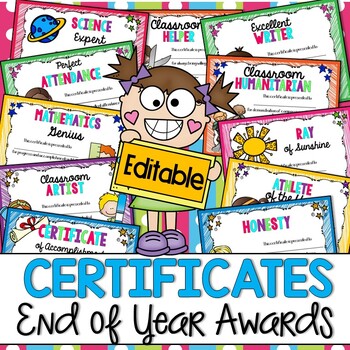End of Year Certificates by Eugenia's Learning Tools | TPT