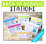 EDITABLE BACK TO SCHOOL STATIONS