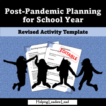 Preview of EDITABLE Template Revising Events Beginning of the Year Activities Principals