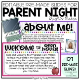 EDITABLE Back to School/Open House/Parent Night Presentati