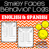 EDITABLE Behavior Logs in English and Spanish with Emojis/