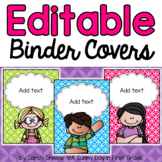 EDITABLE Binder Covers