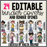 EDITABLE Teacher Binder Covers and Spines