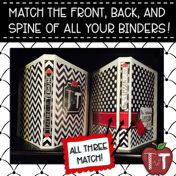 Free Editable Binder Covers And Spines Black And White