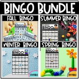 EDITABLE Bingo for the Entire Year | Seasonal Bingo Games 