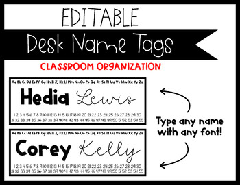 Black And White Editable Name s Worksheets Teaching Resources Tpt