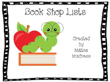 Preview of EDITABLE Book Shopping Lists