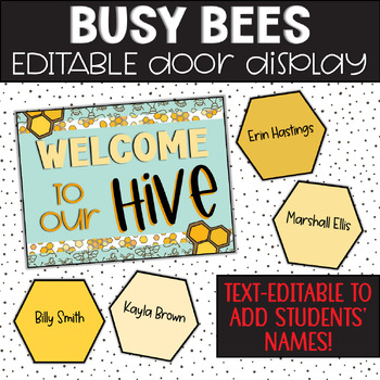 Bee theme classroom display