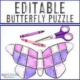 EDITABLE Butterfly Craft | Create your own SUMMER ACTIVITI