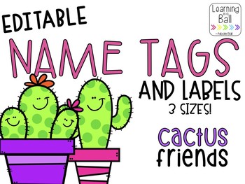 Autocollants imprimables Thème: CACTUS (PRINTABLE French Cactus Stickers)  AVERY