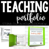EDITABLE Cactus Teacher Portfolio | Rock Your Teacher Inte