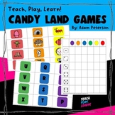 EDITABLE Candy Land Dice Game Key For Distance Learning
