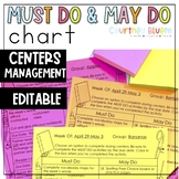 EDITABLE Must Do May Do Chart for Centers