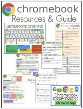 Preview of EDITABLE Chromebook Resource Guide