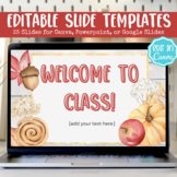 EDITABLE Class Slide Template | PowerPoint Template | Goog