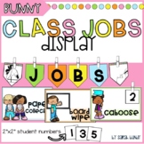 EDITABLE Classroom Jobs | Bunny Theme Class Decor