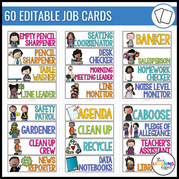 Download Schedule Cards and Classroom Jobs Editable BUNDLE by The ...