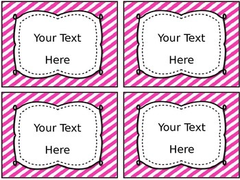 EDITABLE Classroom Labels [Pink & Green] by A Trendy Teacher | TPT