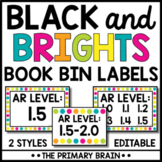 EDITABLE Classroom Library Book Bin Labels | Bright Organi