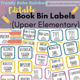 EDITABLE Classroom Library Book Bin Labels by Series & Gen