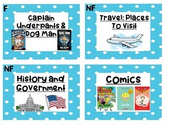 Preview of EDITABLE Classroom Library Book Labels:Chapter Books, Picture Books, and Numbers