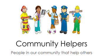 Preview of EDITABLE Community Helpers Unit Resources Bundle