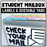 EDITABLE Mailbox Crate Kit - Labels and File Tabs