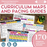 EDITABLE Curriculum Maps and Pacing Guides