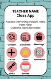 EDITABLE DIGITAL Class App for Parents