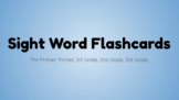 EDITABLE DIGITAL Sight Word Flashcards