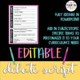 EDITABLE Debate Outline and Rubric for ANY Subject Area