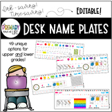 EDITABLE Desk Name Tags / Desk Name Plates / Desk Toppers