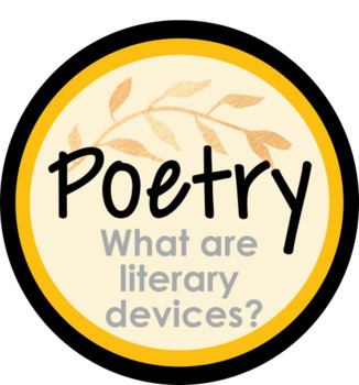 EDITABLE Digital Lesson - Literary Devices in Poetry by inkleinedtoeducate