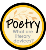EDITABLE Digital Lesson - Literary Devices in Poetry