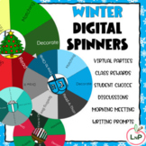 EDITABLE Digital Spinners for Christmas, Hanukkah, and Kwa