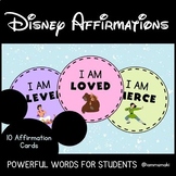 EDITABLE - Disney Classroom Affirmation Station