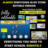 FIRST FIVE PRODUCTS IN MY STORE BUNDLE PREK GOOGLE SLIDES