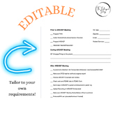 EDITABLE Educational Diagnostician ARD/IEP Meeting Checklist