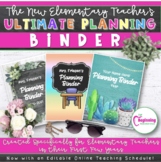 EDITABLE Elementary Teacher Binder | Teacher Planner 2022-